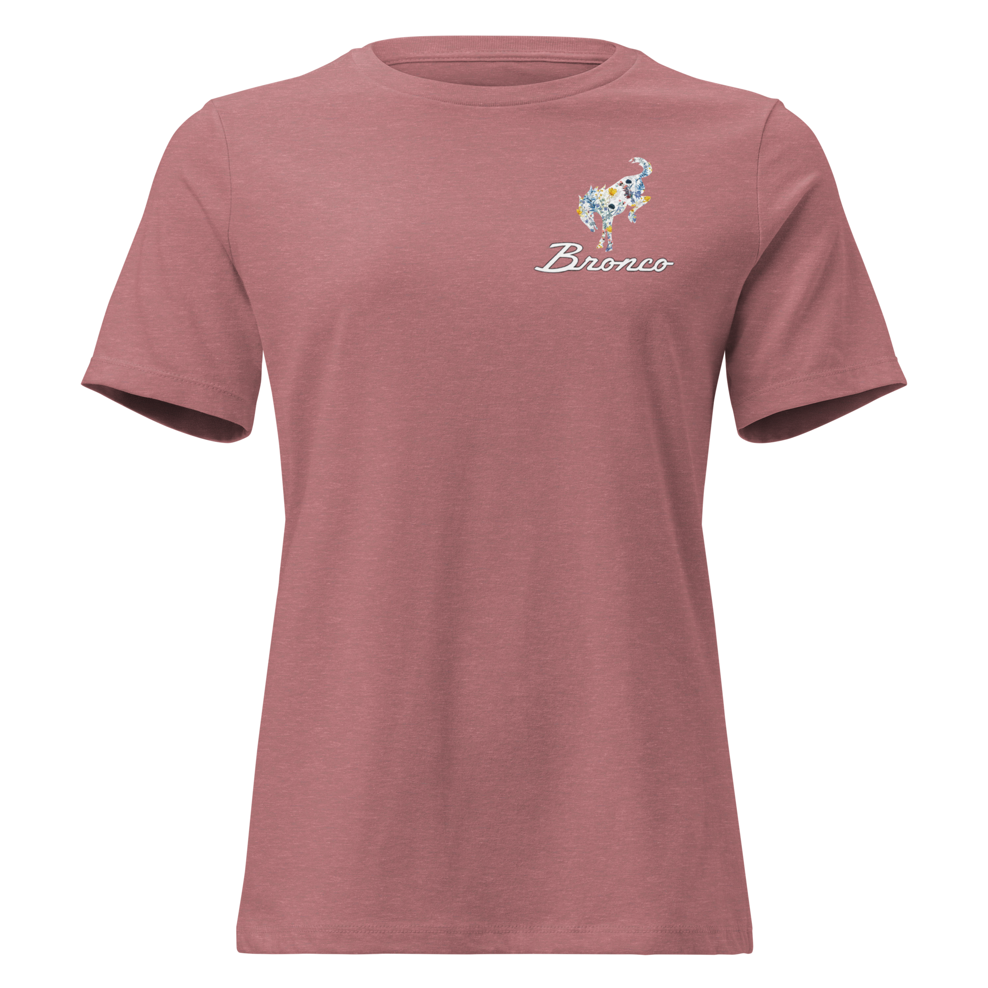 Womens Floral Bronco T-shirt