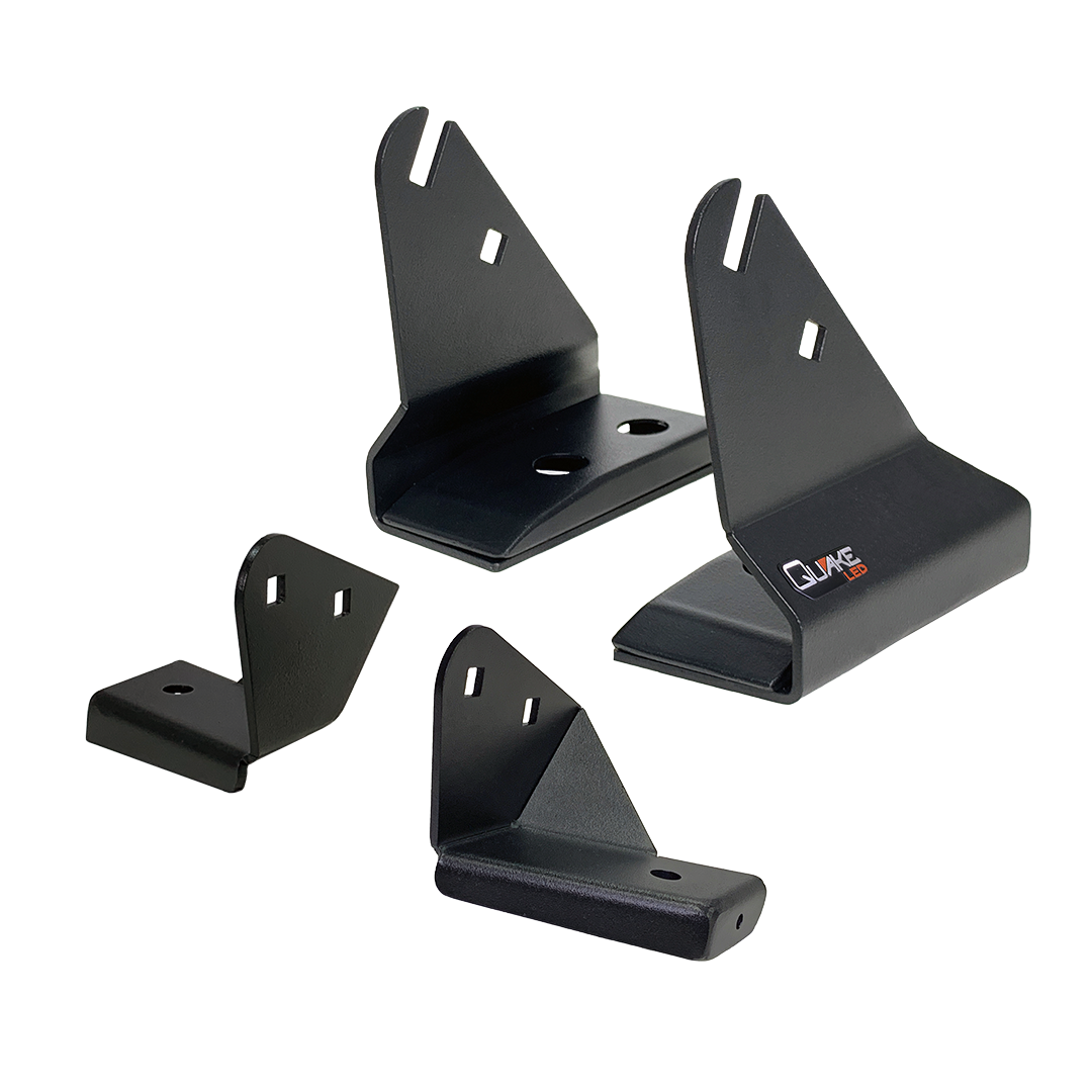 Quake LED 42" Windshield Light Bar Mount with Side Perches for Ford Bronco