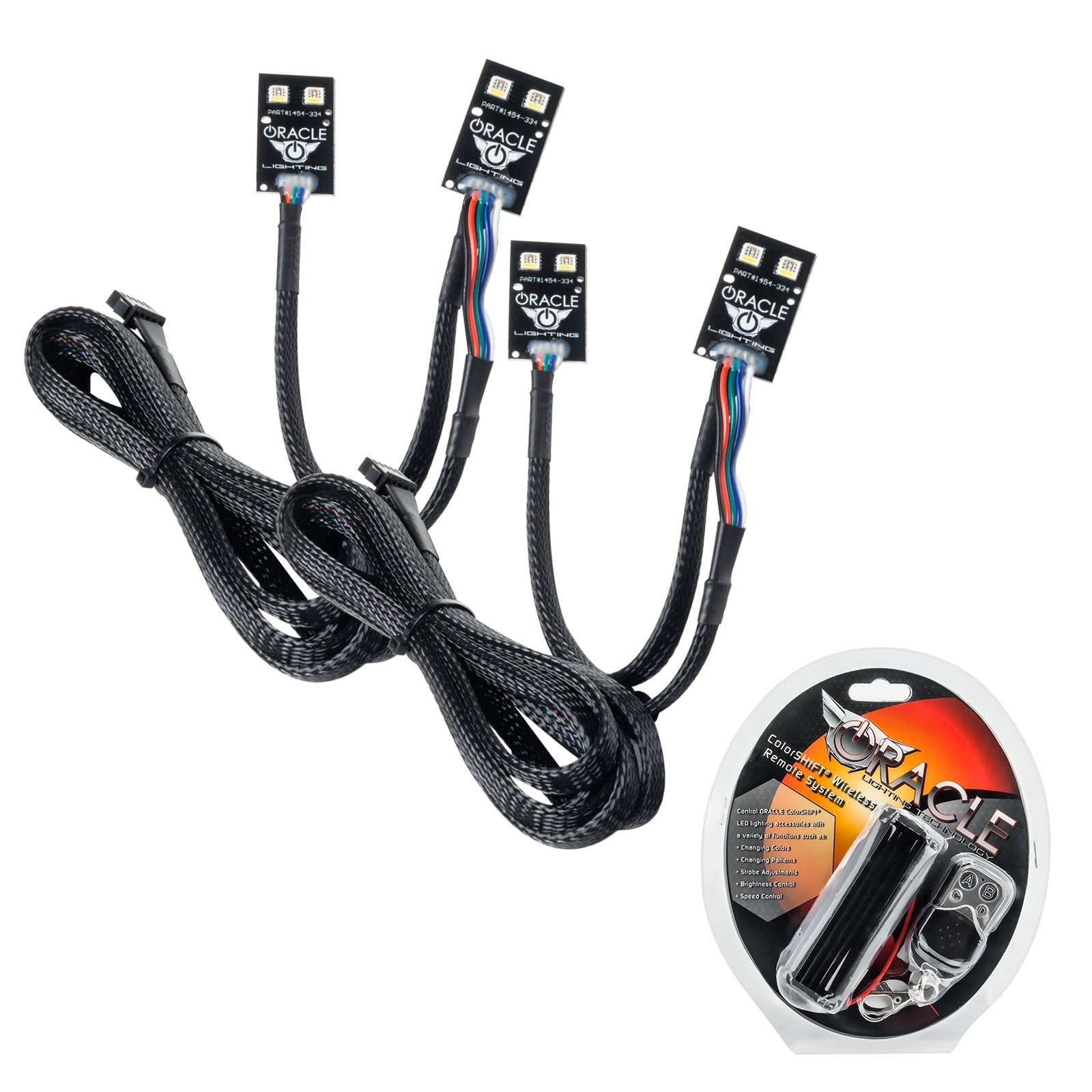 ORACLE Lighting 2021-2025 Ford Bronco Sport ColorSHIFT RGB+W Headlight DRL + Halo Upgrade