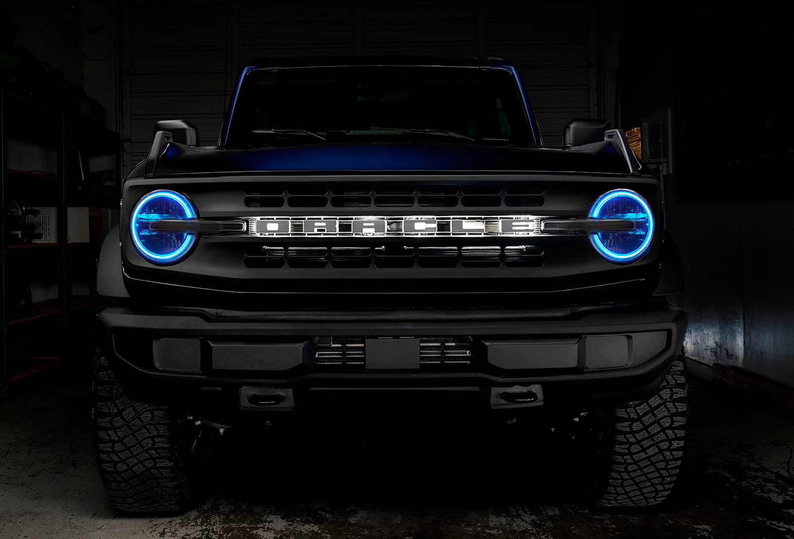 ORACLE Lighting 2021-2025 Ford Bronco ColorSHIFT RGB+W Headlight Halo Upgrade Kit