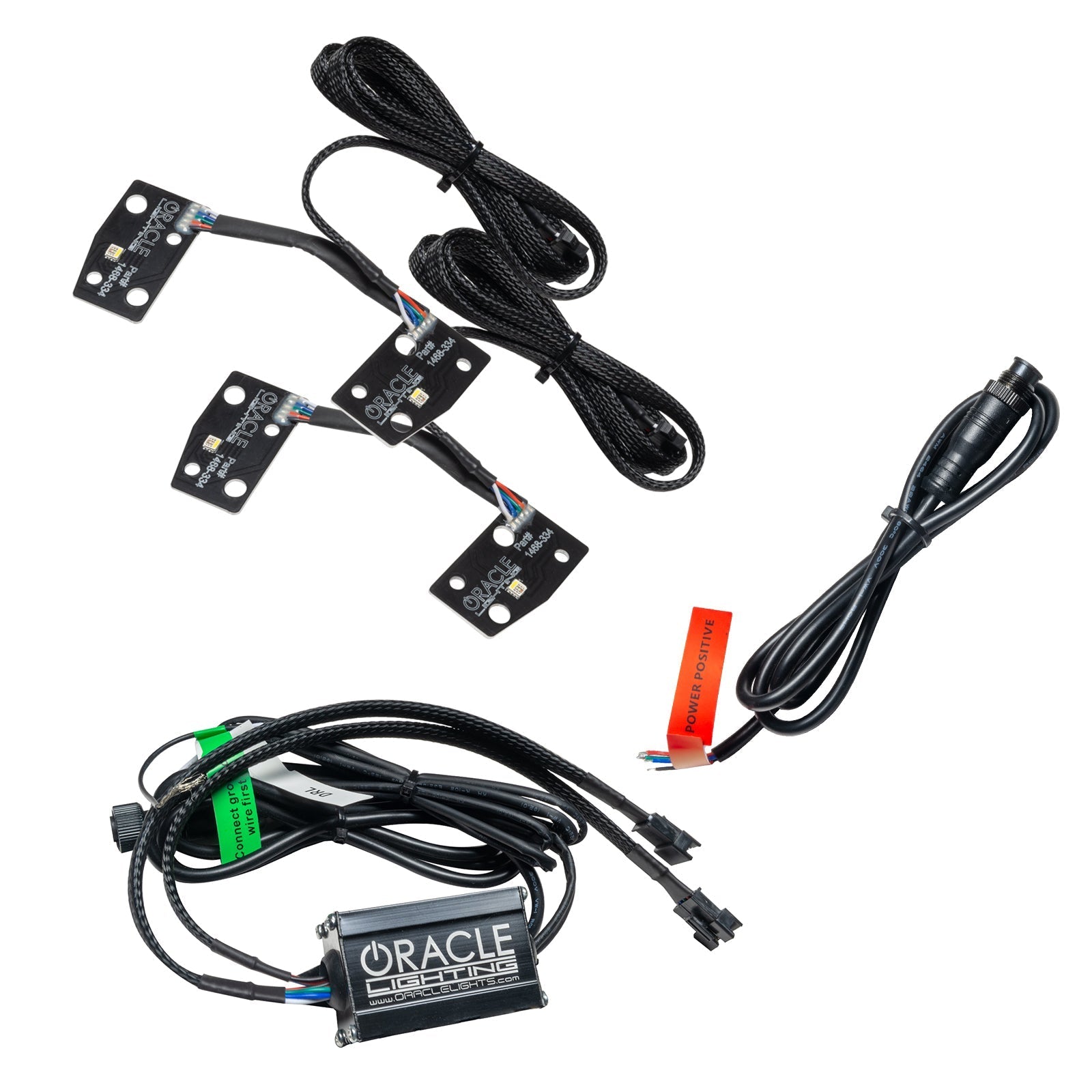 ORACLE Lighting 2021-2025 Ford Bronco ColorSHIFT RGB+W Headlight Halo Upgrade Kit