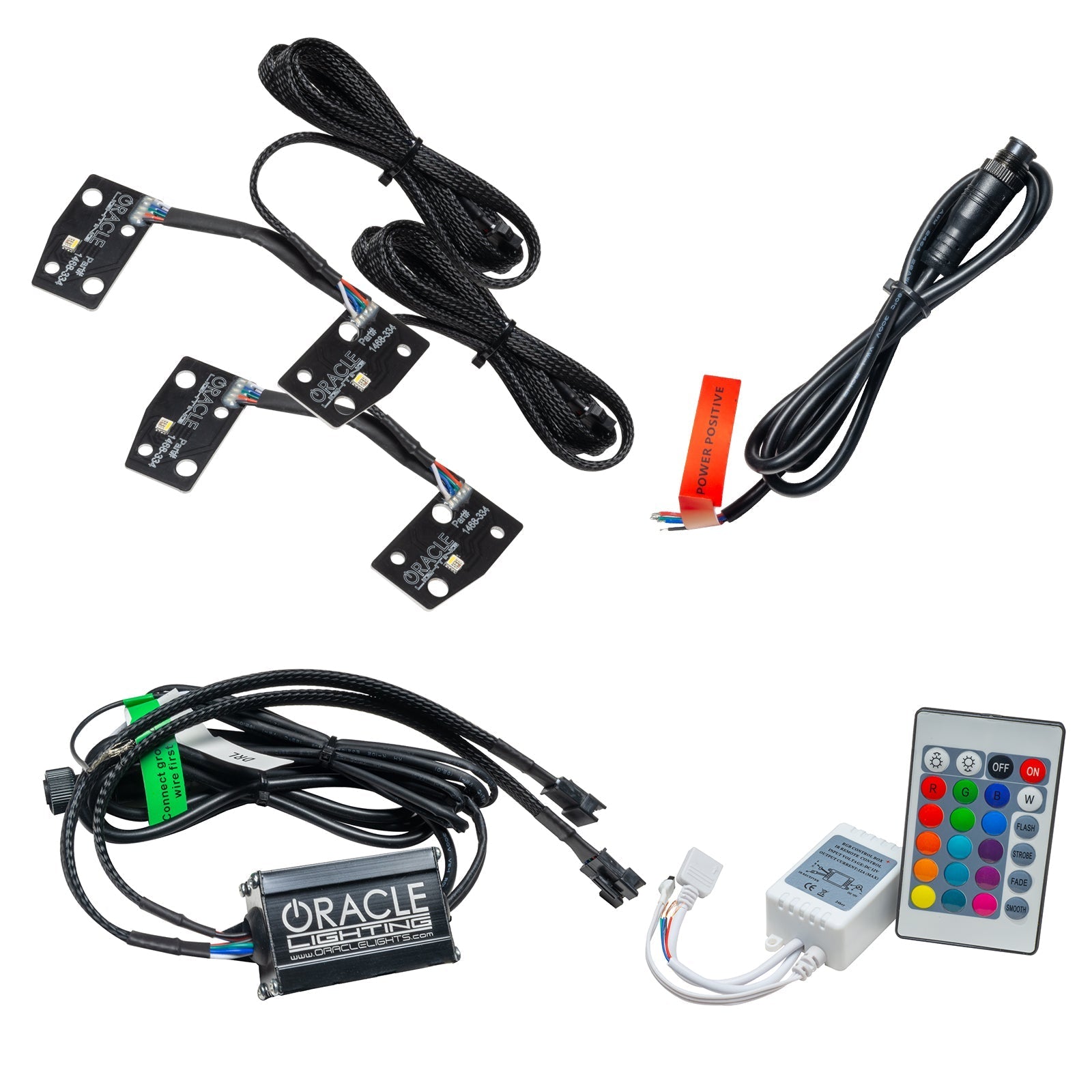ORACLE Lighting 2021-2025 Ford Bronco ColorSHIFT RGB+W Headlight Halo Upgrade Kit