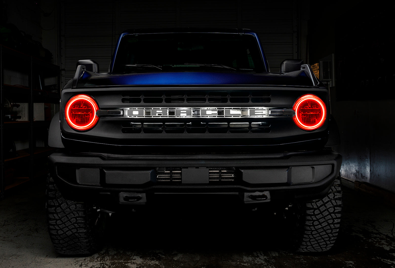 ORACLE Lighting 2021-2025 Ford Bronco LED Headlight Halo Kit - Base Headlights