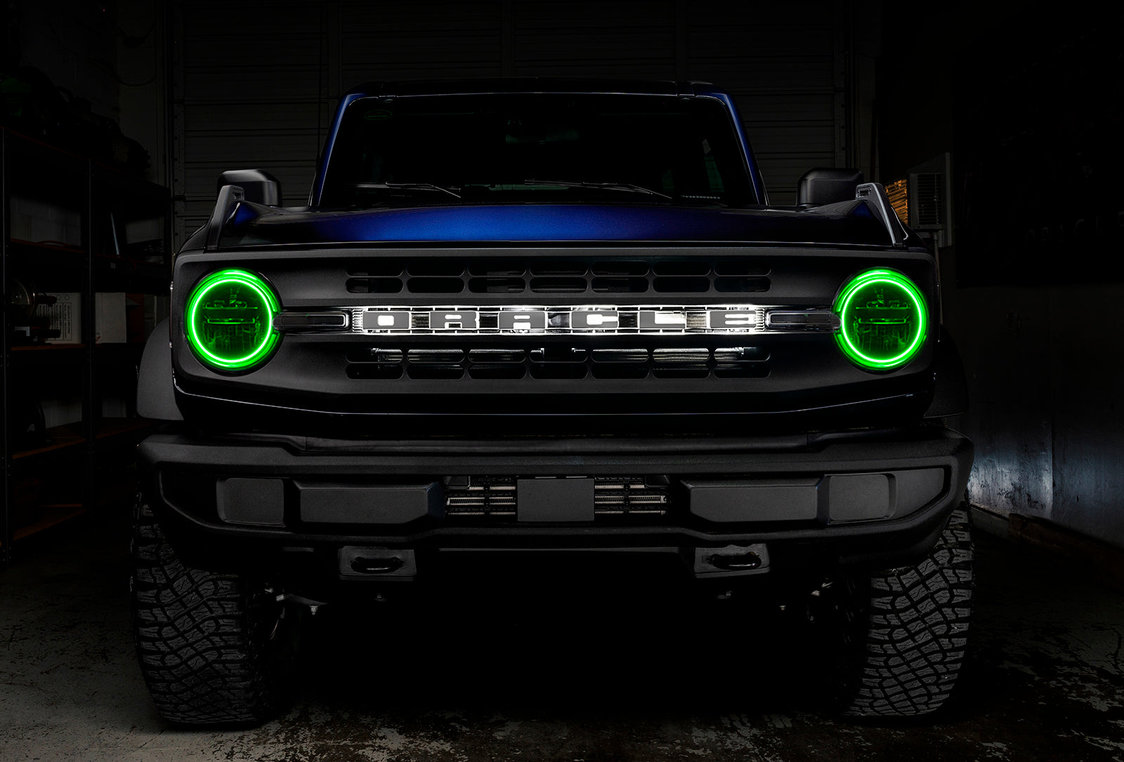 ORACLE Lighting 2021-2025 Ford Bronco LED Headlight Halo Kit - Base Headlights