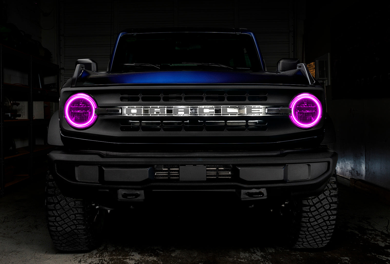 ORACLE Lighting 2021-2025 Ford Bronco LED Headlight Halo Kit - Base Headlights