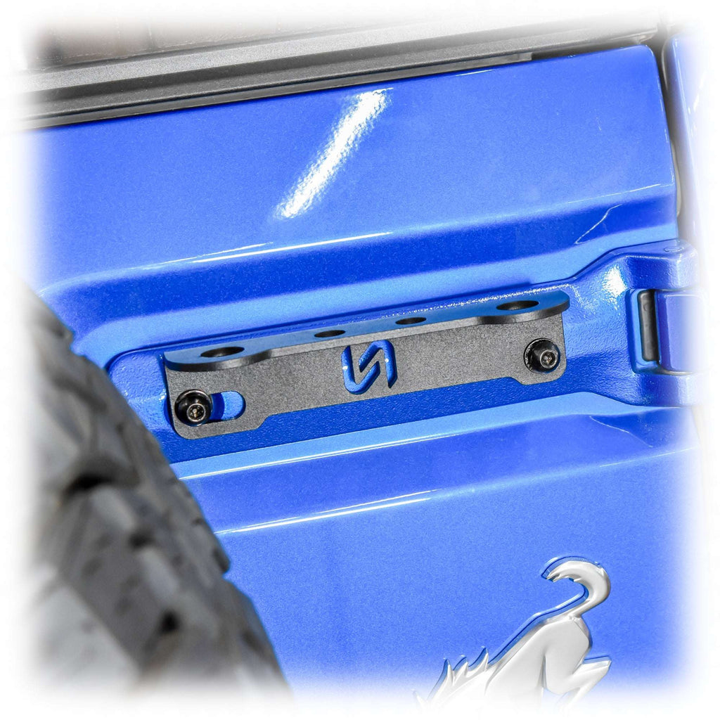 Tailgate Hinge Antenna and Whip Mount for Ford Bronco