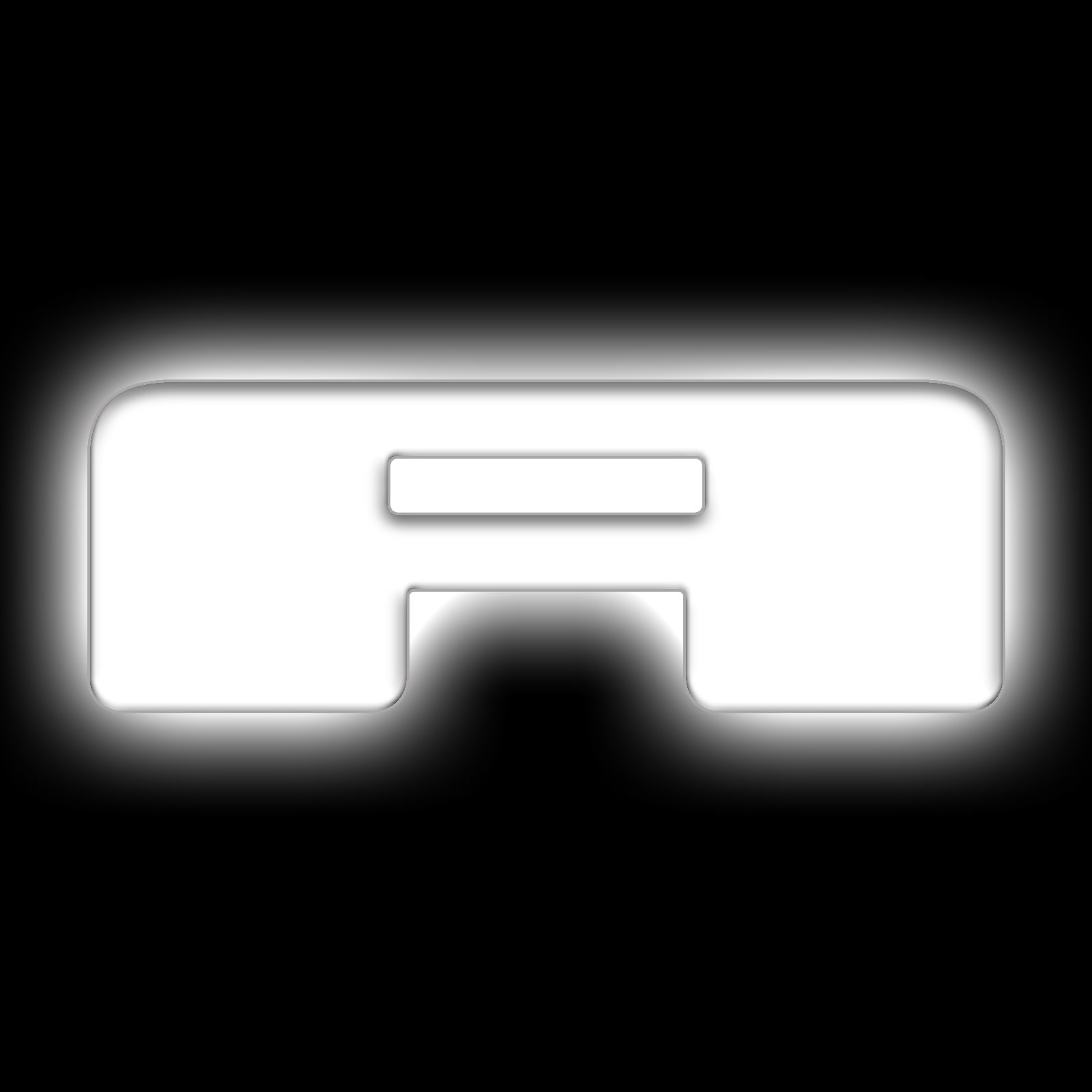 ORACLE Lighting Universal Illuminated LED Letter Badges - Matte White Surface Finish - A - White