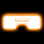 ORACLE Lighting Universal Illuminated LED Letter Badges - Matte White Surface Finish - A - Amber - 3140-A-005