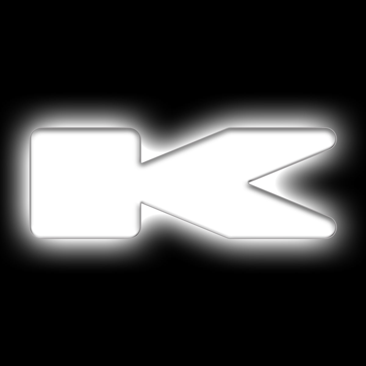 ORACLE Lighting Universal Illuminated LED Letter Badges - Matte White Surface Finish - K - White - 3140-K-001 Main image