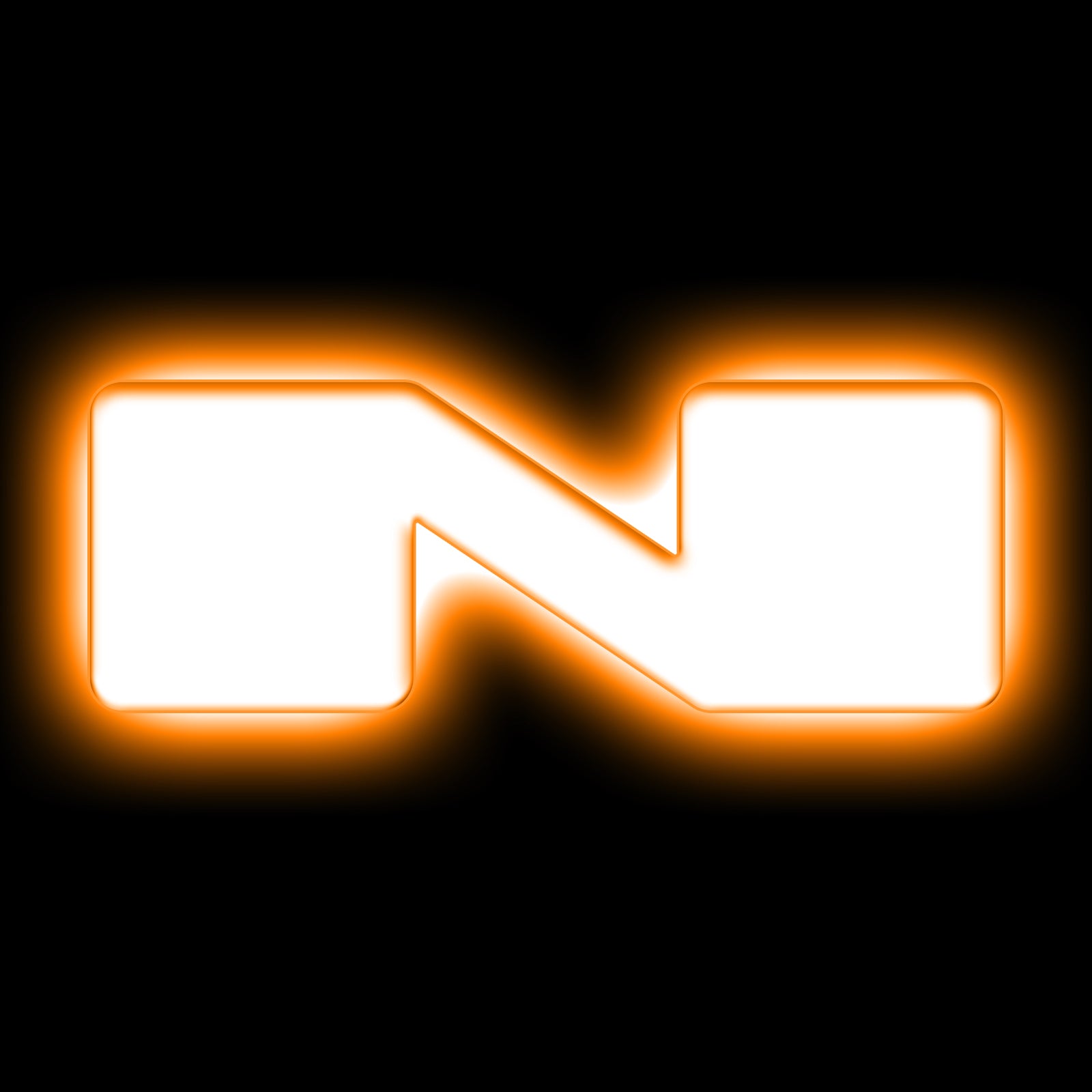ORACLE Lighting Universal Illuminated LED Letter Badges - Matte White Surface Finish - N - Amber