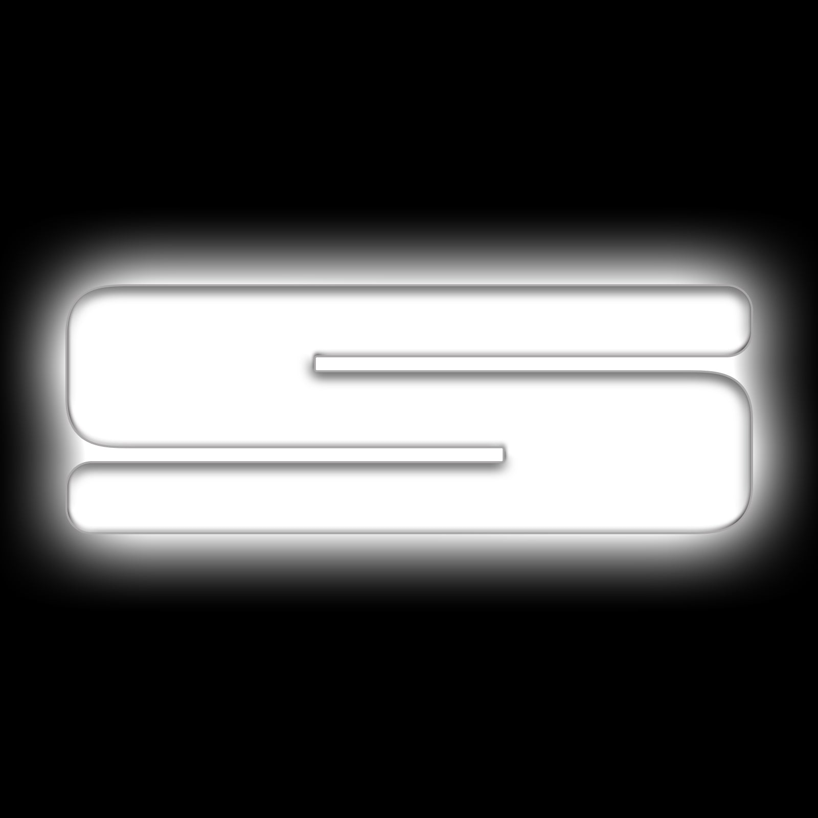 ORACLE Lighting Universal Illuminated LED Letter Badges - Matte White Surface Finish - S - White