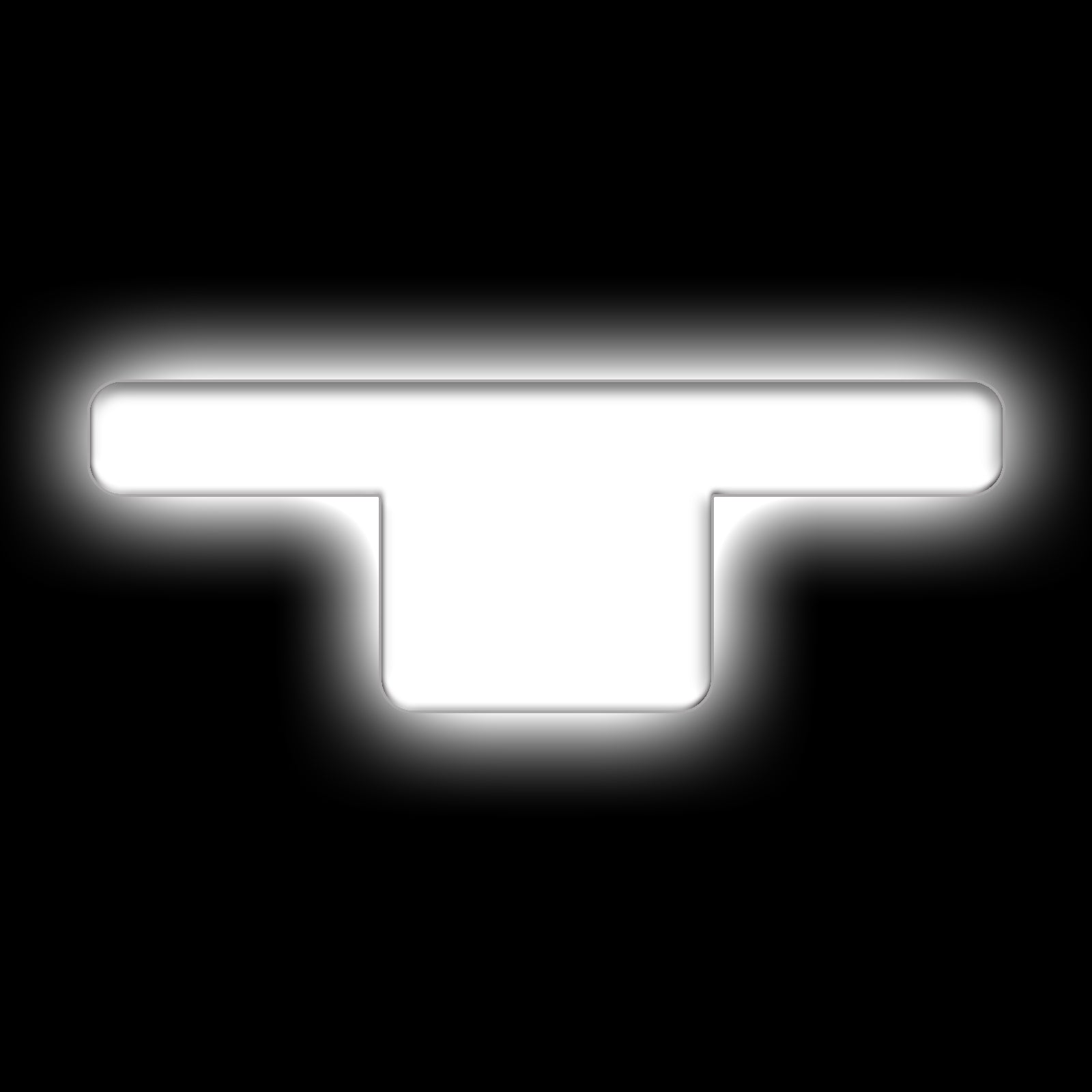 ORACLE Lighting Universal Illuminated LED Letter Badges - Matte White Surface Finish - T - White