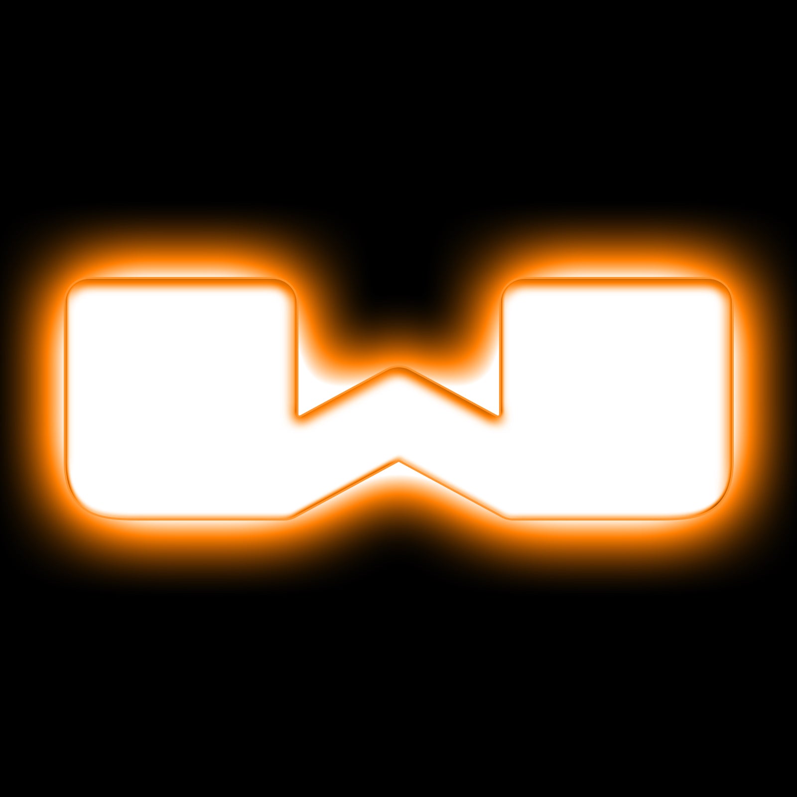 ORACLE Lighting Universal Illuminated LED Letter Badges - Matte White Surface Finish - W - Amber