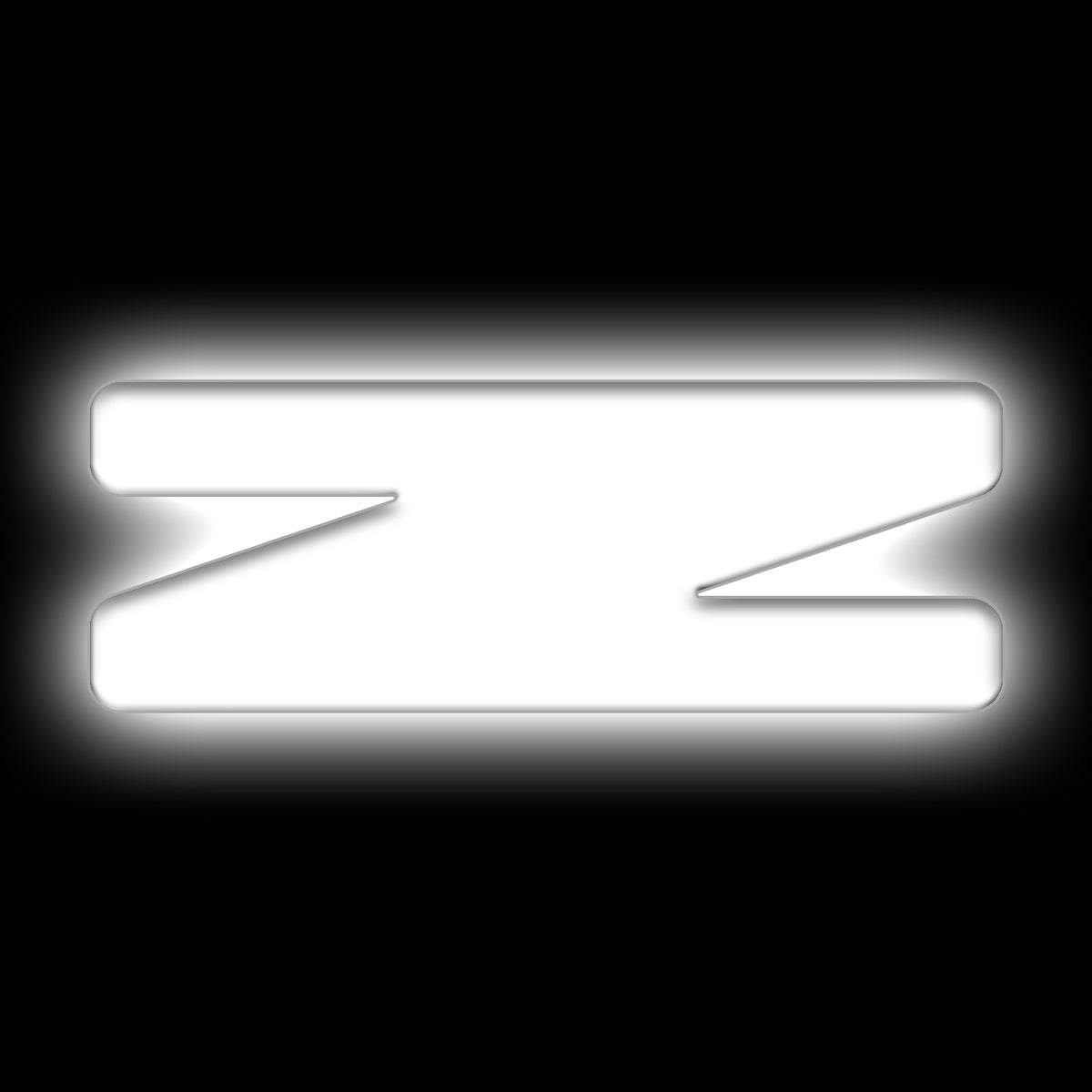 ORACLE Lighting Universal Illuminated LED Letter Badges - Matte White Surface Finish - Z - White - 3140-Z-001 Main image