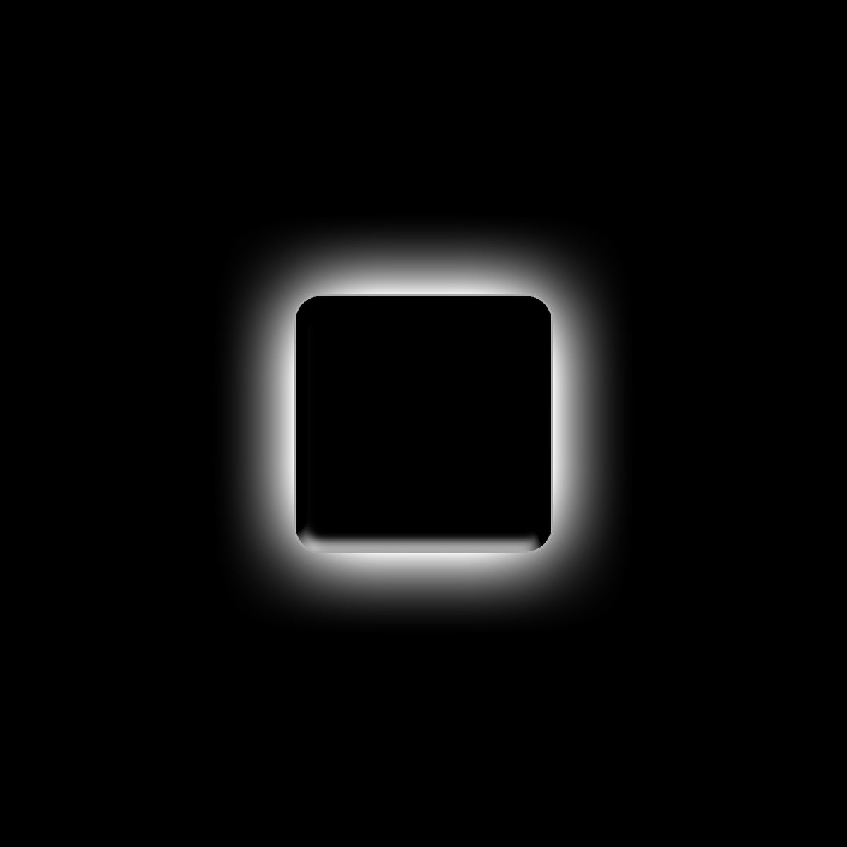 ORACLE Lighting Universal Illuminated LED Letter Badges - Matte Black Surface Finish - I - White - 3141-I-001 Main image