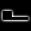 ORACLE Lighting Universal Illuminated LED Letter Badges - Matte Black Surface Finish - L - White - 3141-L-001