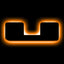 ORACLE Lighting Universal Illuminated LED Letter Badges - Matte Black Surface Finish - U - Amber - 3141-U-005