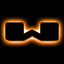 ORACLE Lighting Universal Illuminated LED Letter Badges - Matte Black Surface Finish - W - Amber - 3141-W-005