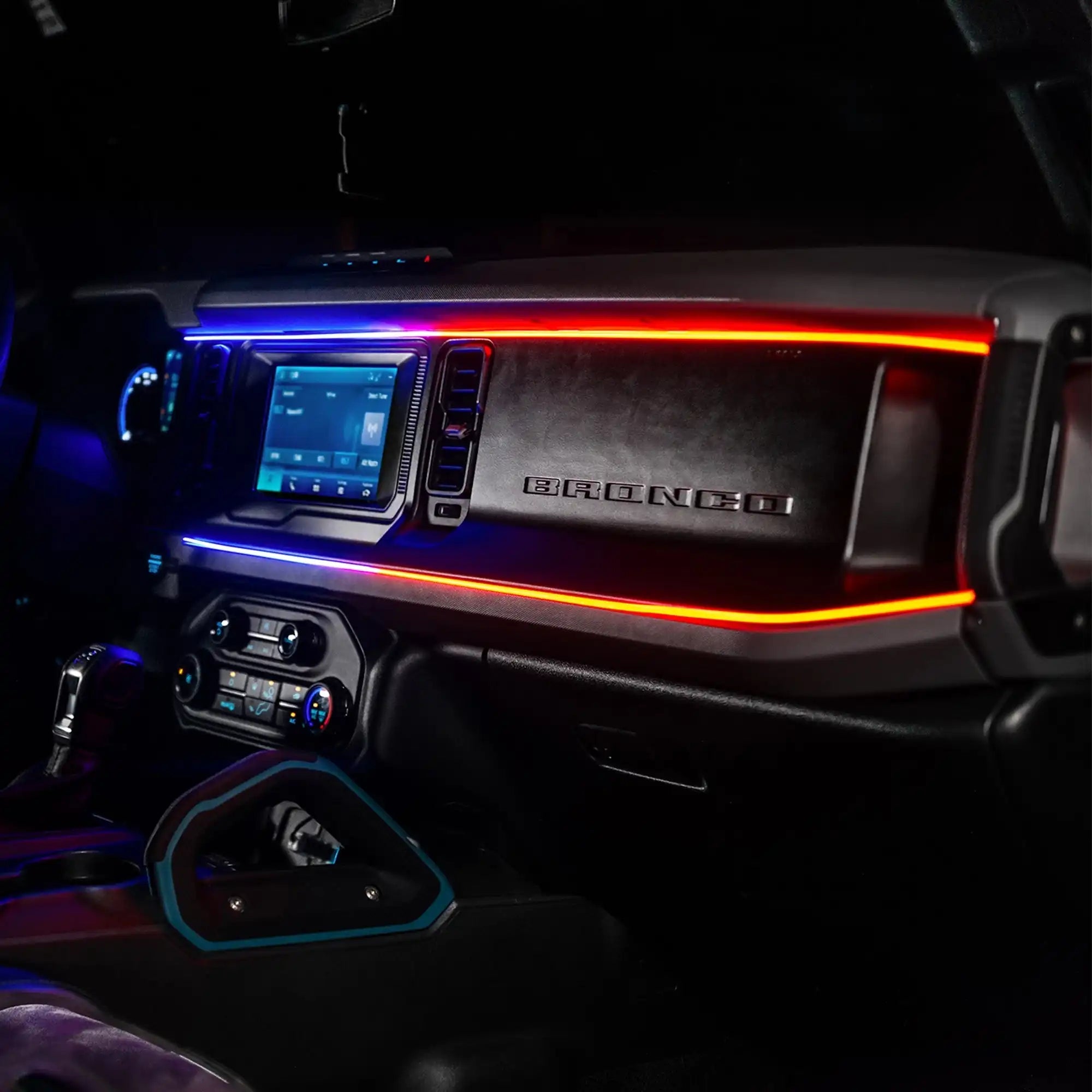 ORACLE Lighting Ford Bronco Dynamic ColorSHIFT LED Interior Dash Board Kit