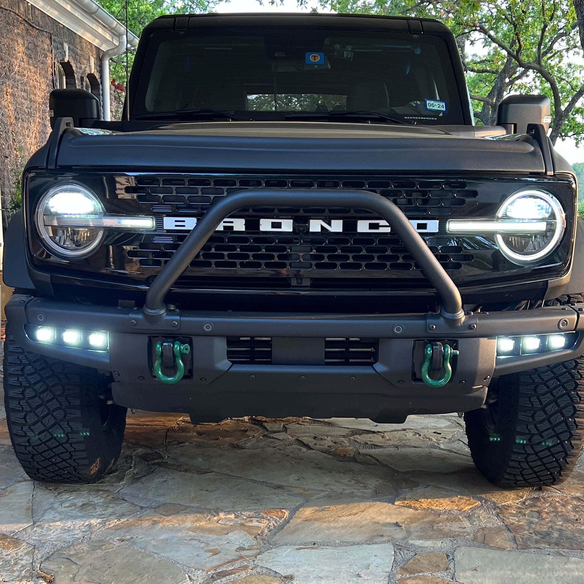 ORACLE Lighting 2021-2025 Ford Bronco Triple LED Fog Light Kit for Steel Bumper