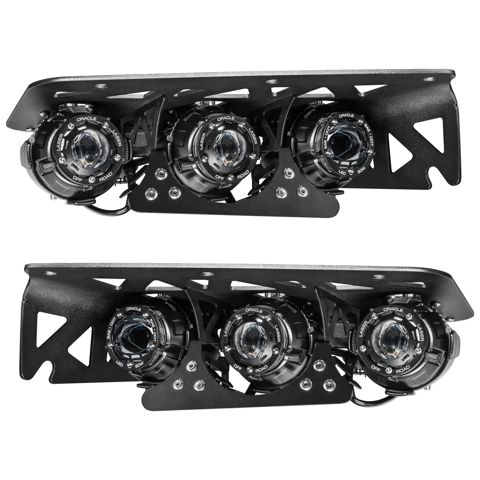 ORACLE Lighting 2021-2026 Ford Bronco Off Road LASER Auxiliary Lights + LED Fog Light Kit for Steel Bumper