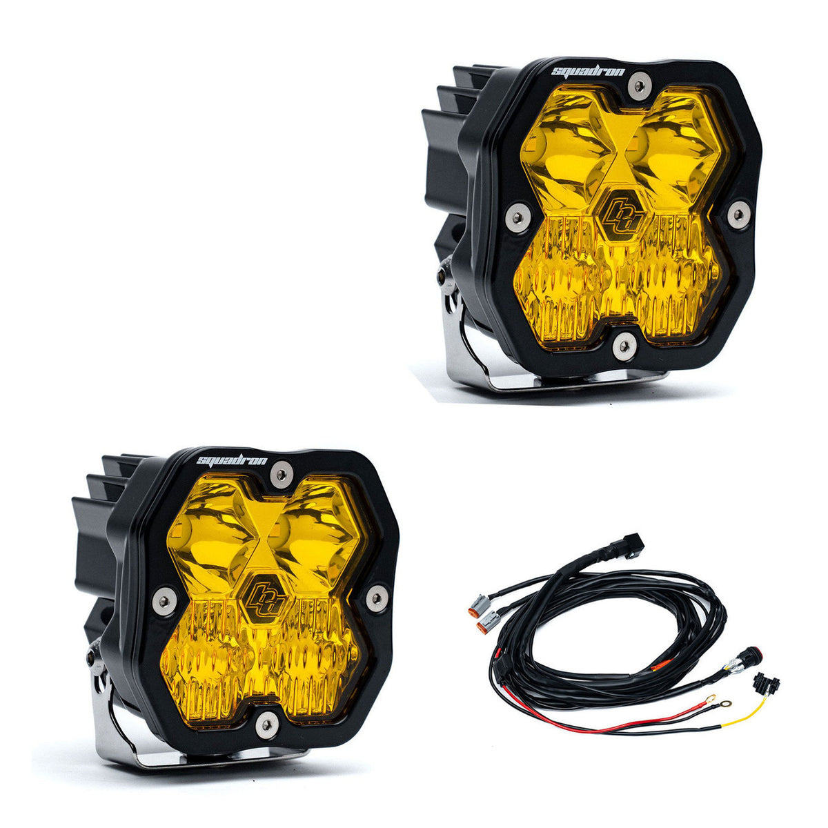 Squadron 2.0 Sport Black LED Auxiliary Light Pod Pair - Universal