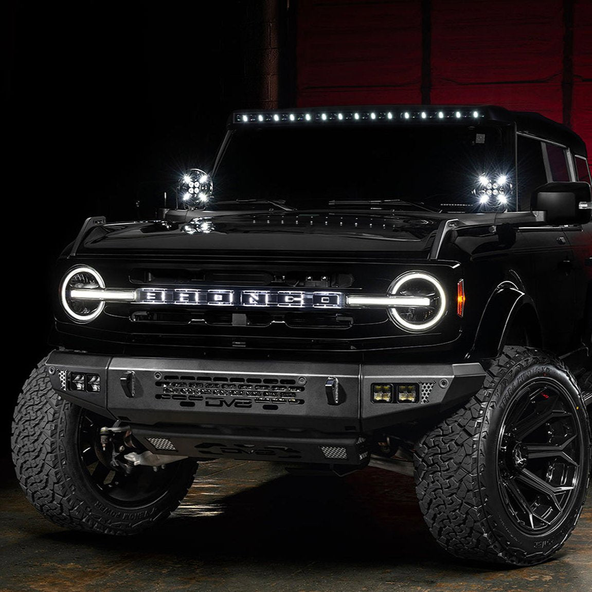 ORACLE Lighting Integrated Windshield Roof LED Light Bar System for 2021+ Ford Bronco