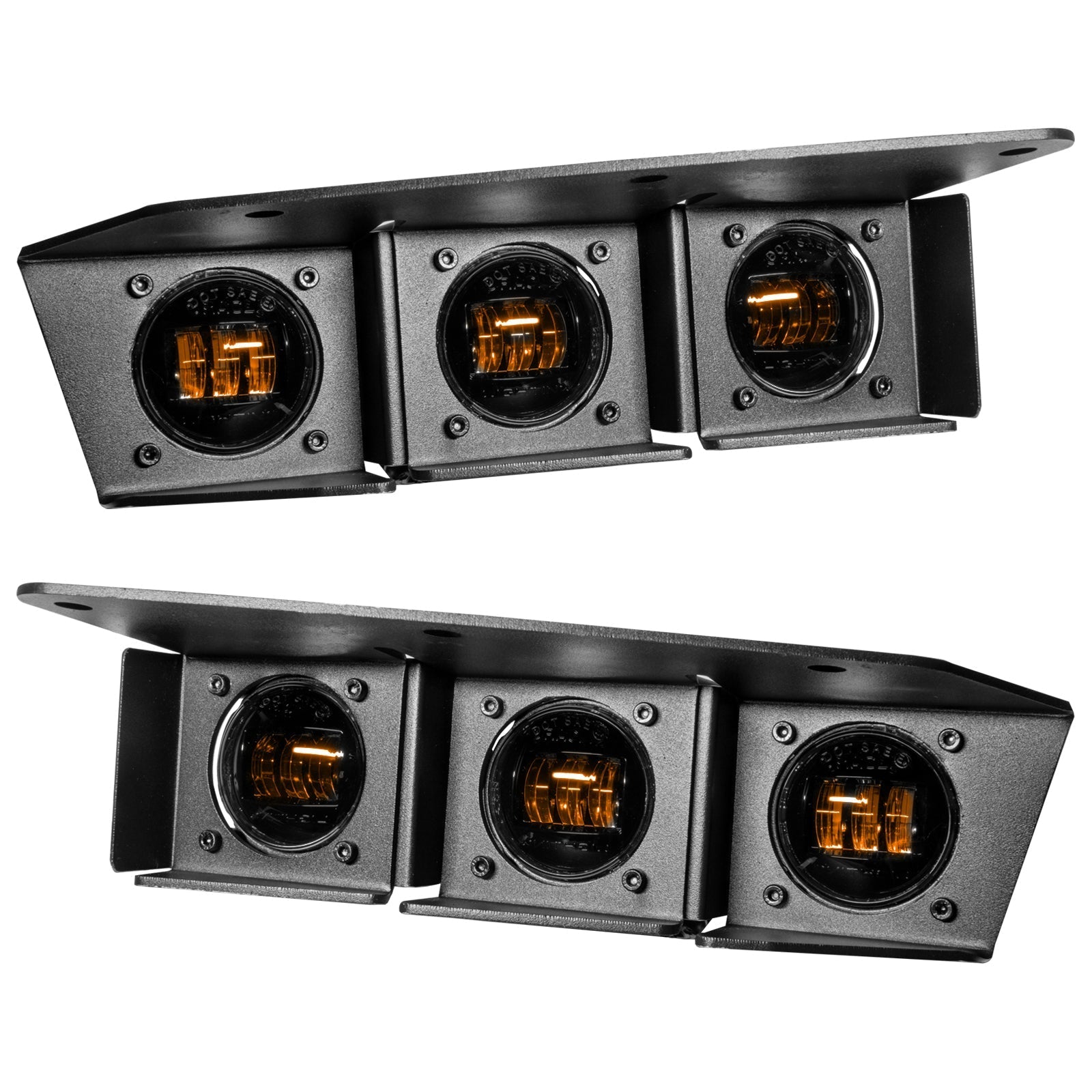 ORACLE Lighting 2021-2025 Ford Bronco Triple LED Fog Light Kit for Steel Bumper