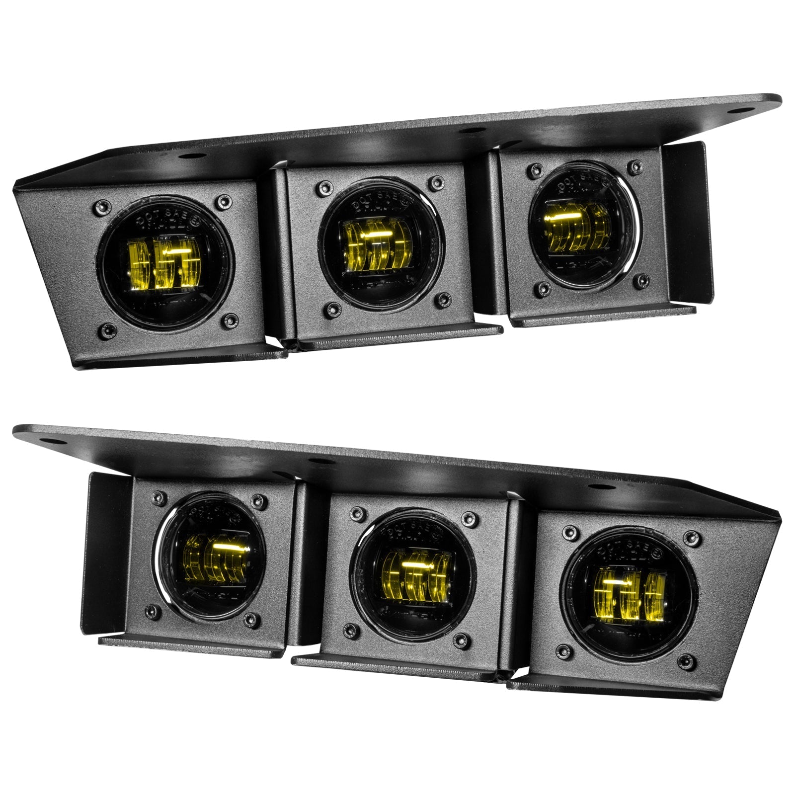 ORACLE Lighting 2021-2025 Ford Bronco Triple LED Fog Light Kit for Steel Bumper