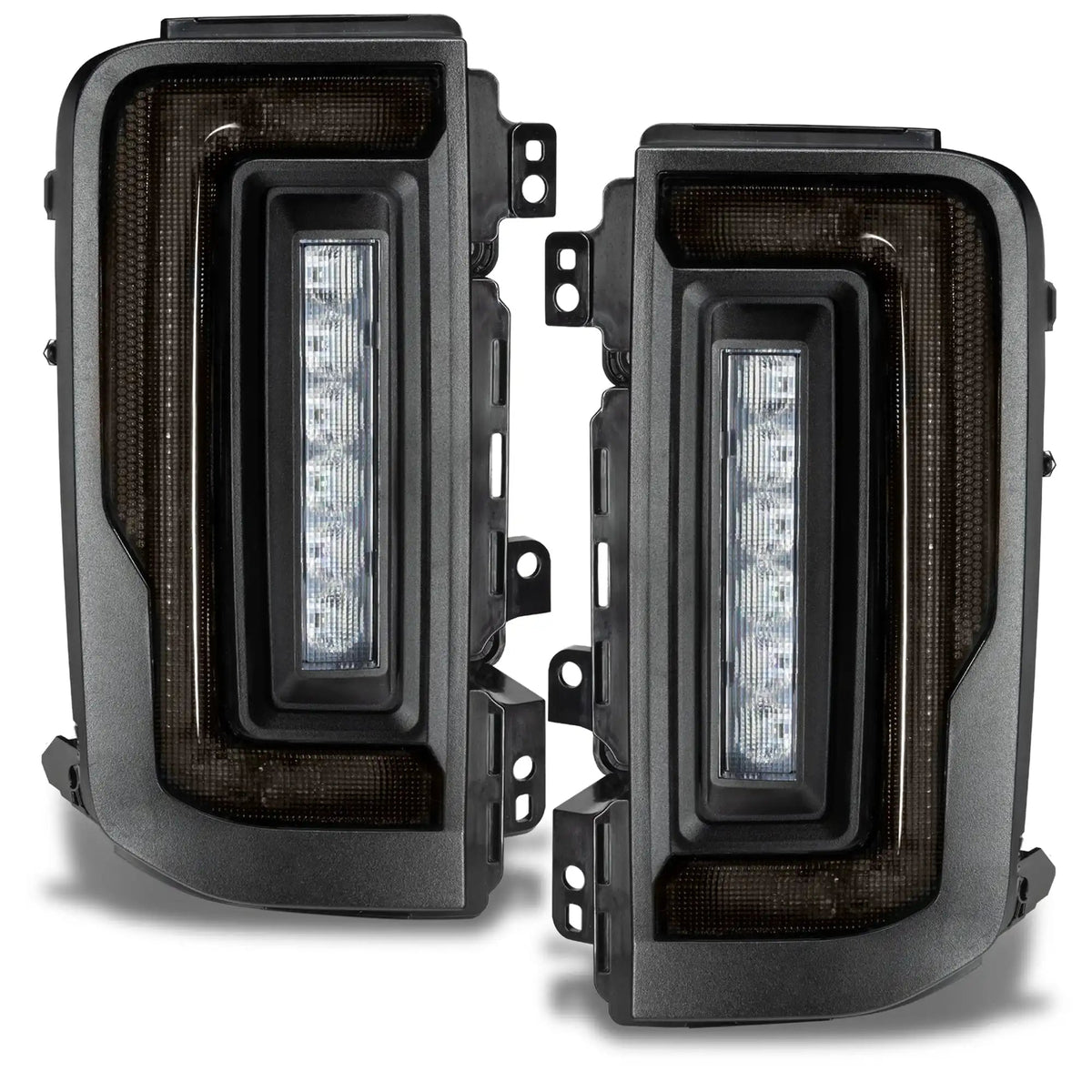 V2 | 2021-2025 Ford Bronco Flush Mount LED tinted Tail Lights - Low Profile | 1,400 Lumens