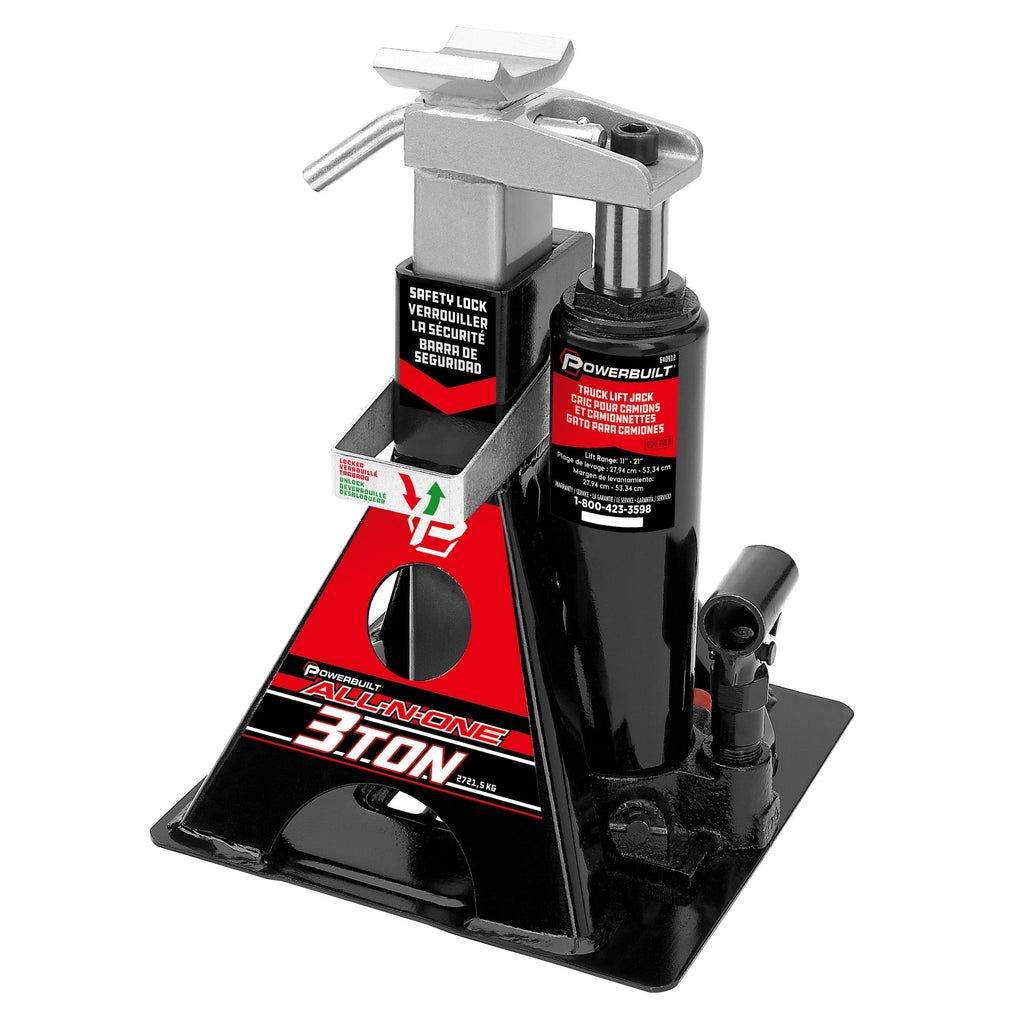 MoTLEY Industries 3 Ton All-in-One Jackstand/Bottle Jack