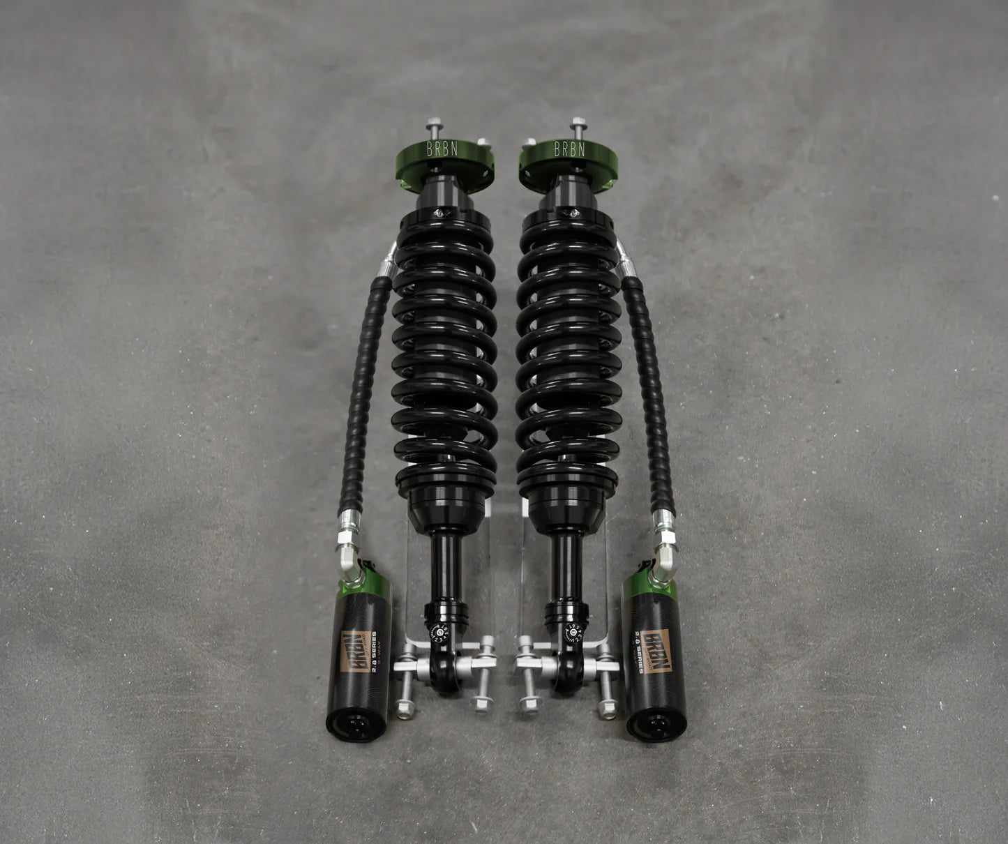 BRBN 2.8 HD Series 3-Way Adjustable Front Coilover Kit For Ford Bronco