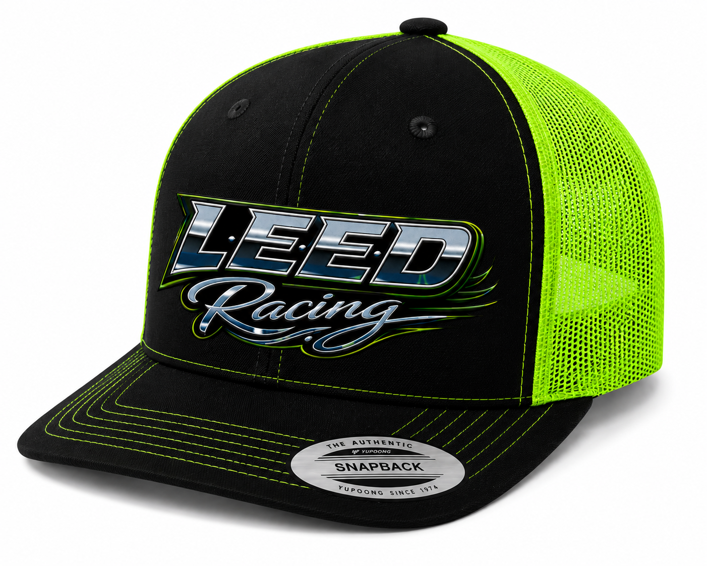 LEED Racing Neon Trucker Hat Main image