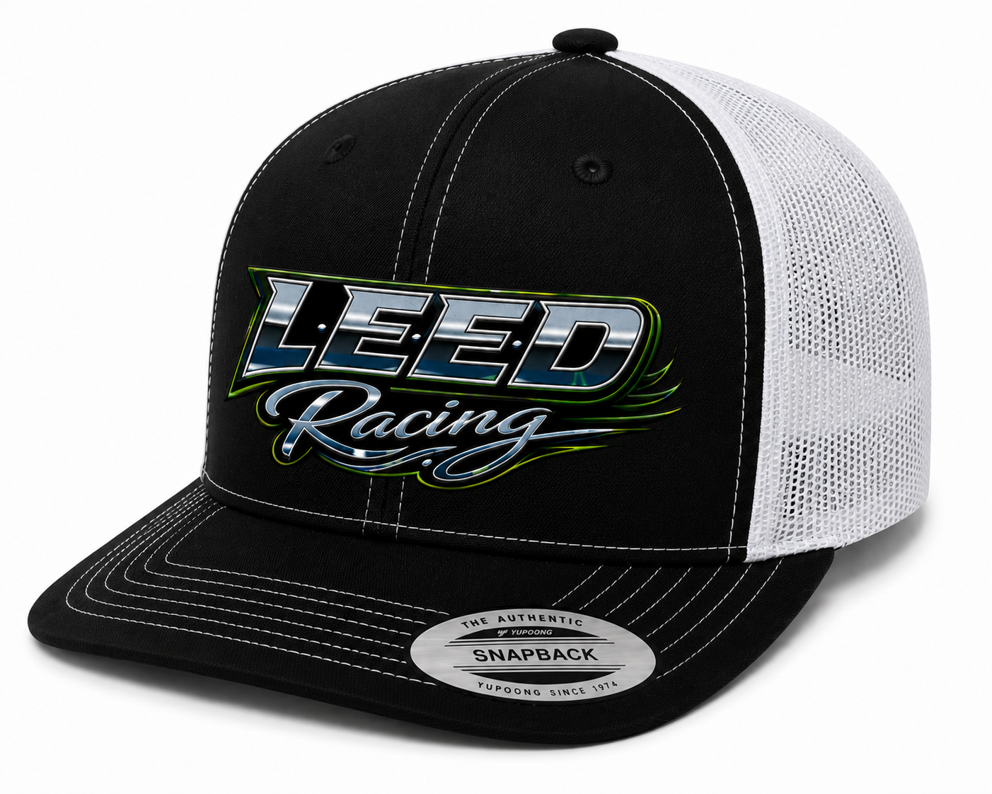 LEED Racing Black/White Trucker Hat Main image