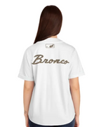Bronco Ladies leopard baseball jersey
