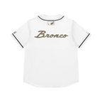Bronco Ladies leopard baseball jersey