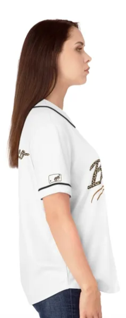 Bronco Ladies leopard baseball jersey Secondary image