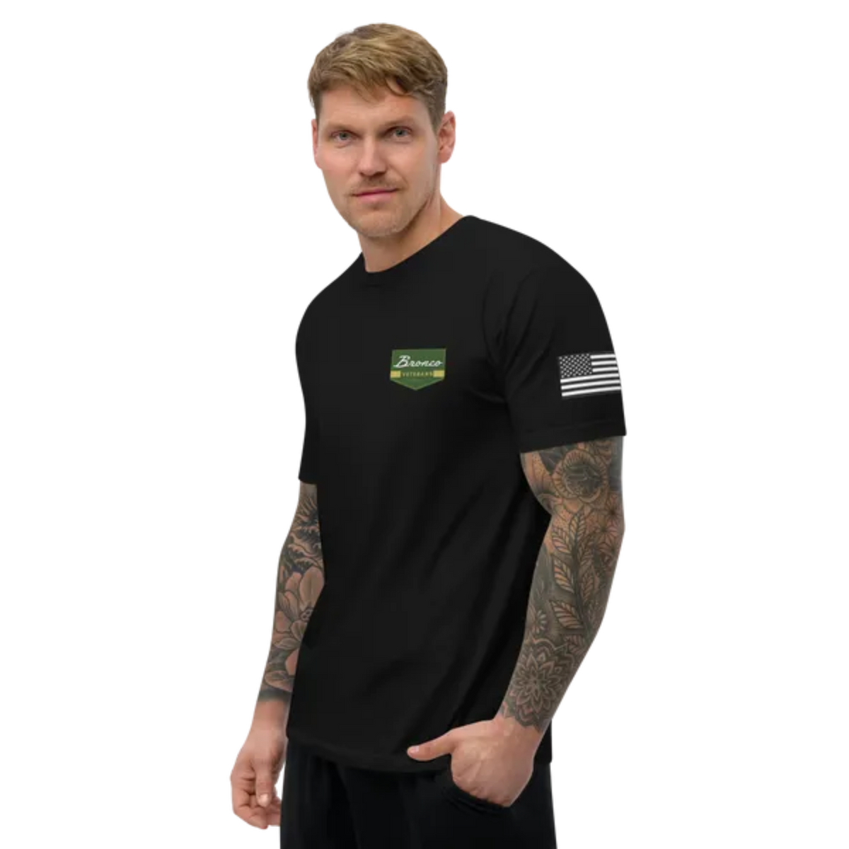 Bronco Veterans armed forces T-shirt Main image