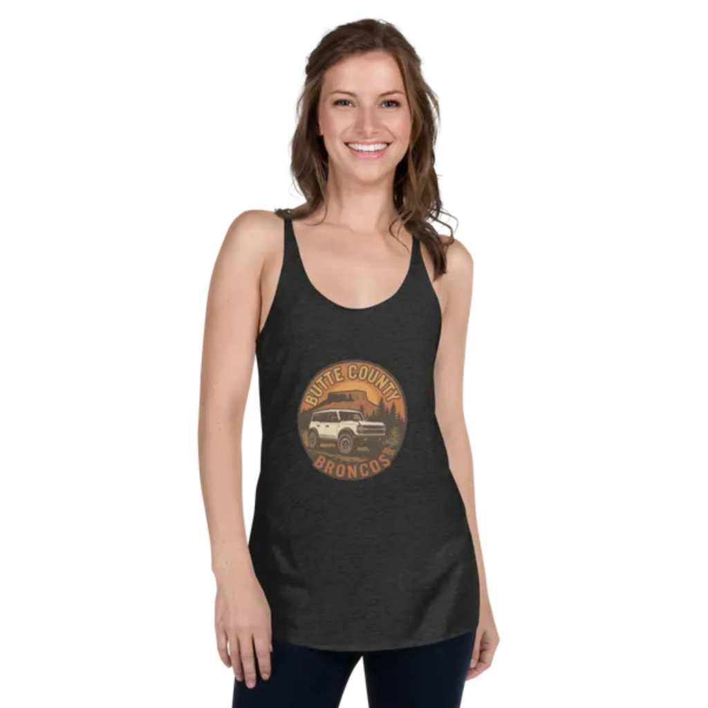 Butte County Bronco razorback tank