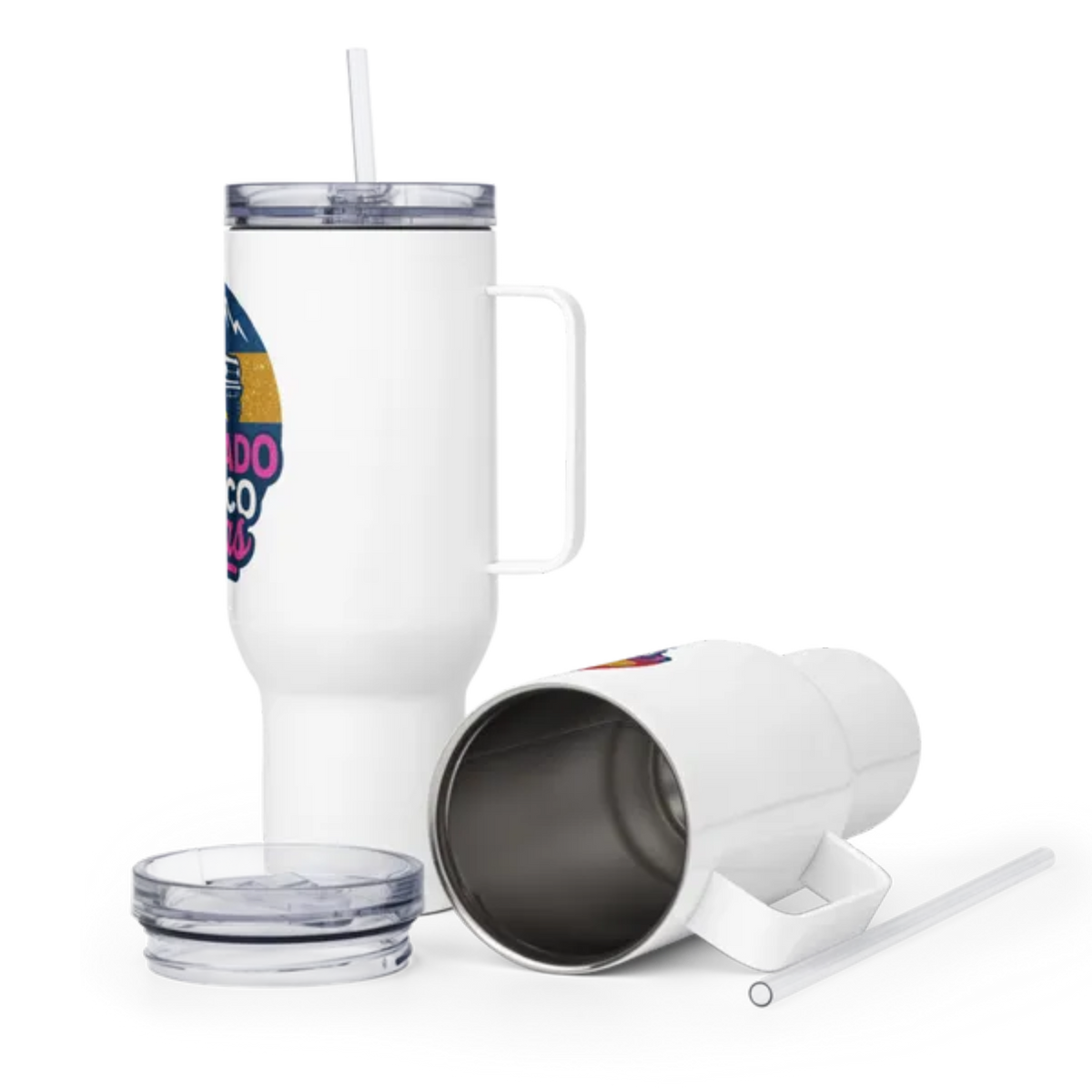 Colorado Bronco Divas travel mug Main image