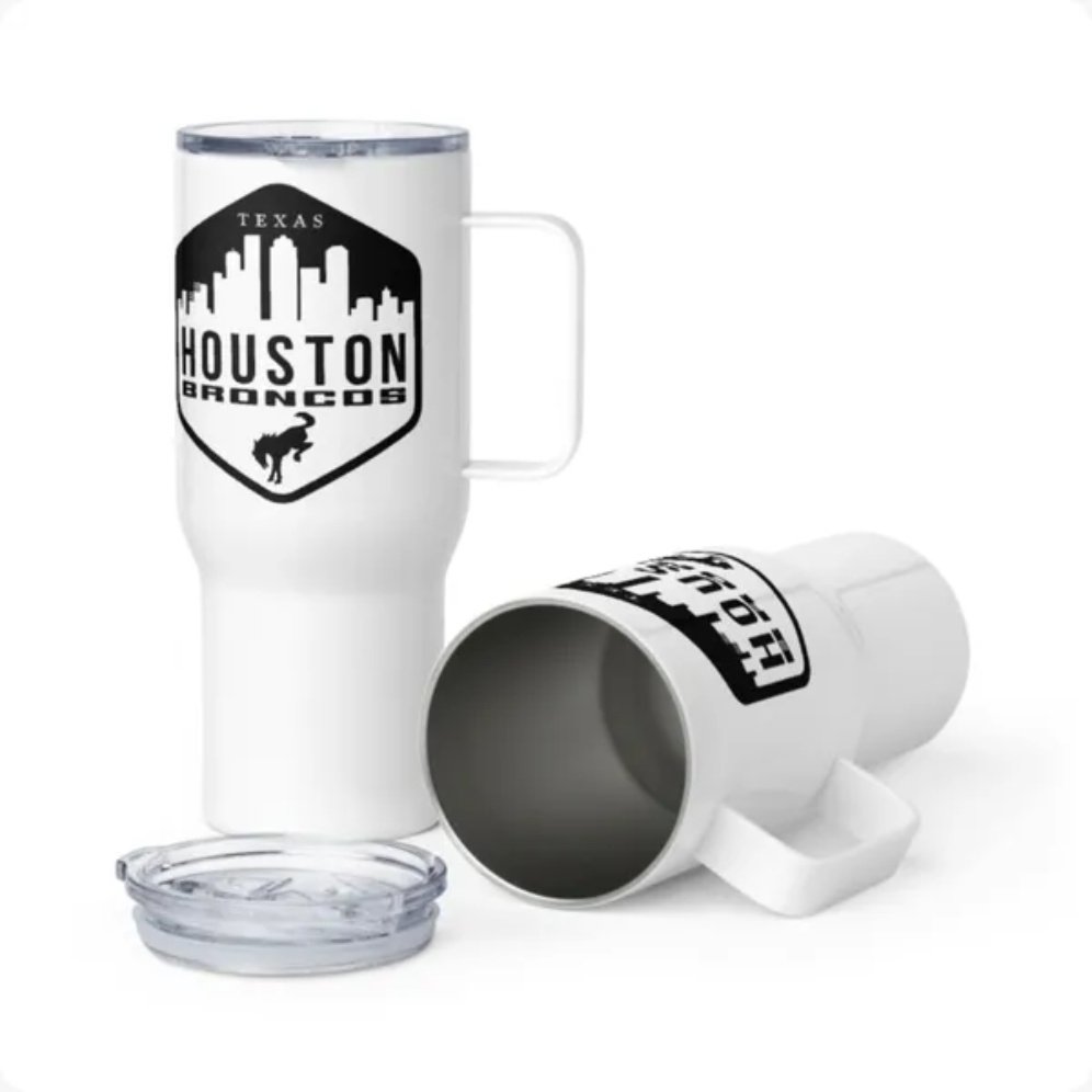 Houston Broncos Travel Mug