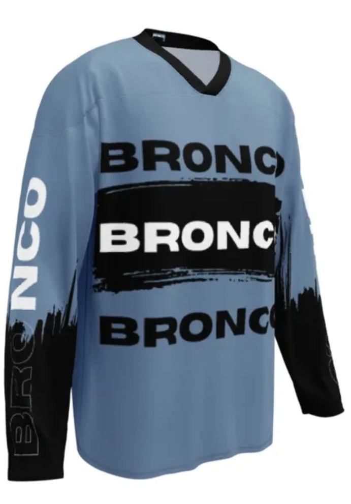Azure Blue Bronco Jersey