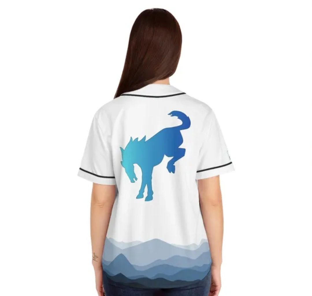 Blue Mountains Women's Bronco Baseball Jersey