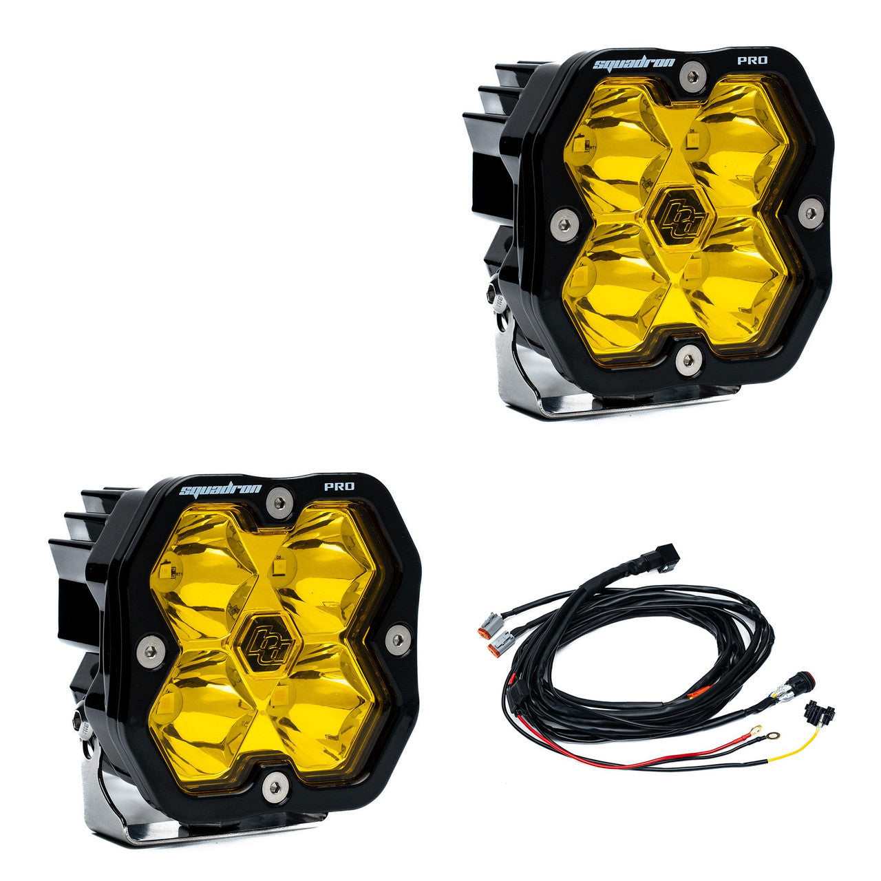 Squadron 2.0 Pro Black LED Auxiliary Light Pod Pair - Universal