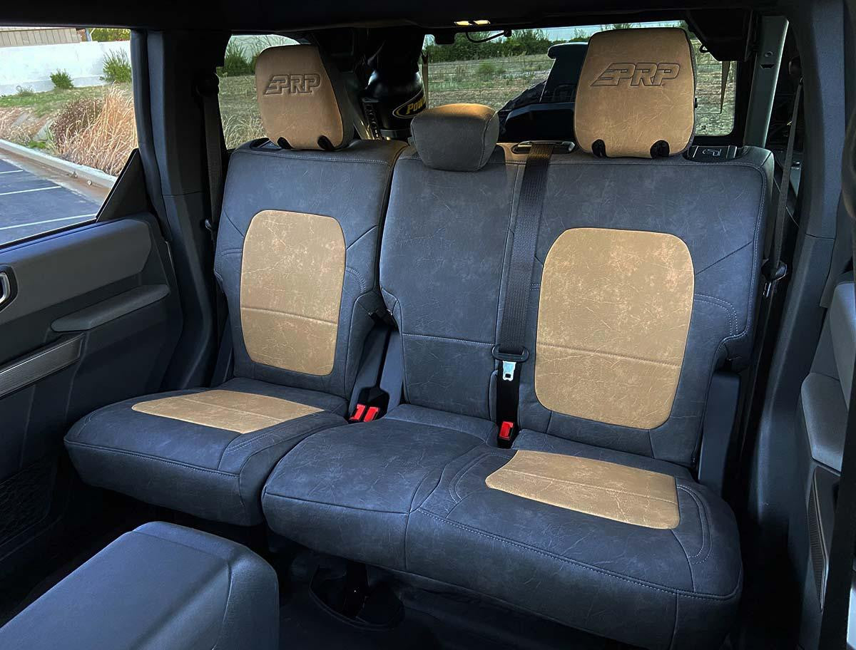 Rear Seat Covers for 2021-2027 Ford Bronco (Custom)