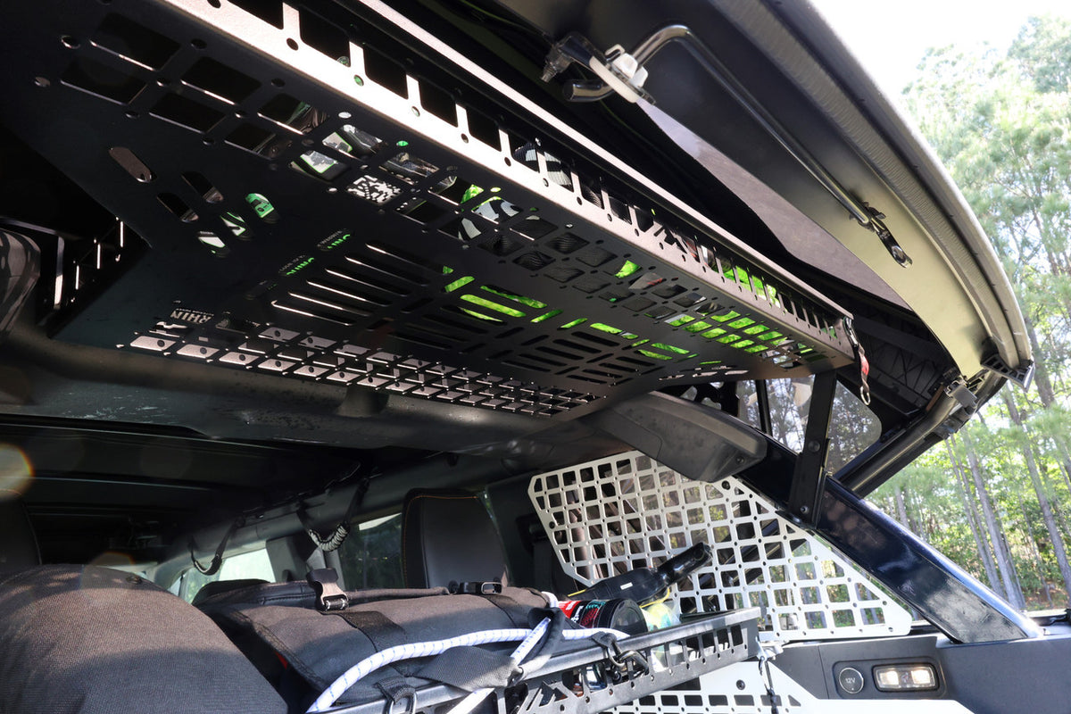 Flip Down Attic Shelf, Factory/Large Aftermarket Speaker Options (4D) - Bronco 6G 2021+