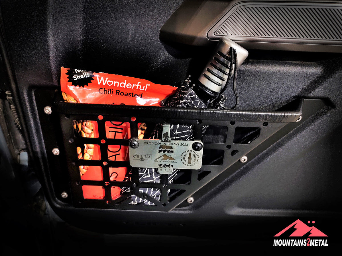 Front Door Pocket MOLLE Panel Set (Driver and Passenger) - Bronco 6G 2021+