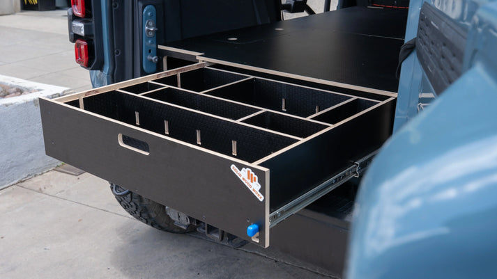 Bronco 4-Door Single Drawer Storage PreCut Kit