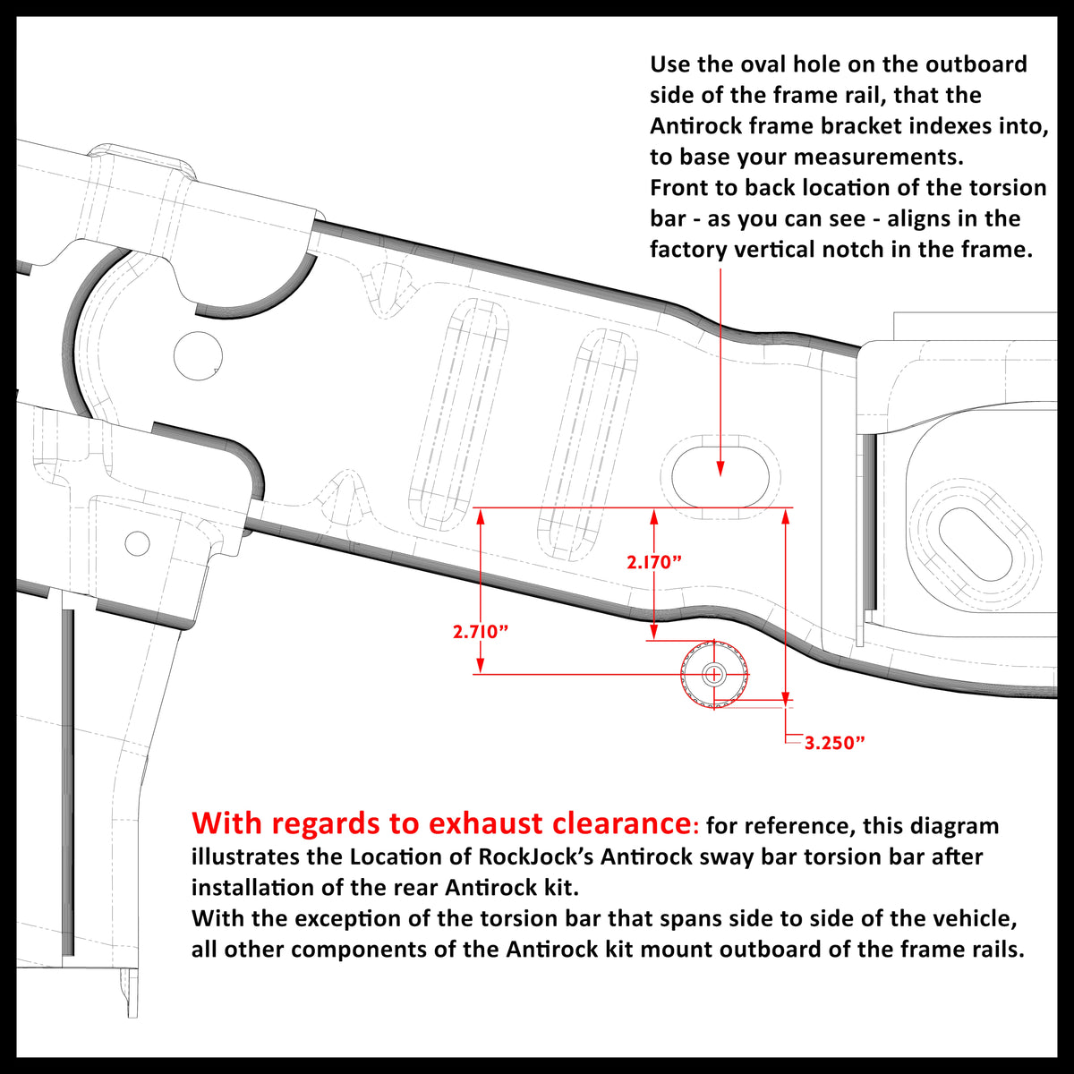 RockJock Antirock Rear Sway Bar Kit for 2021+ Ford Bronco - image 7