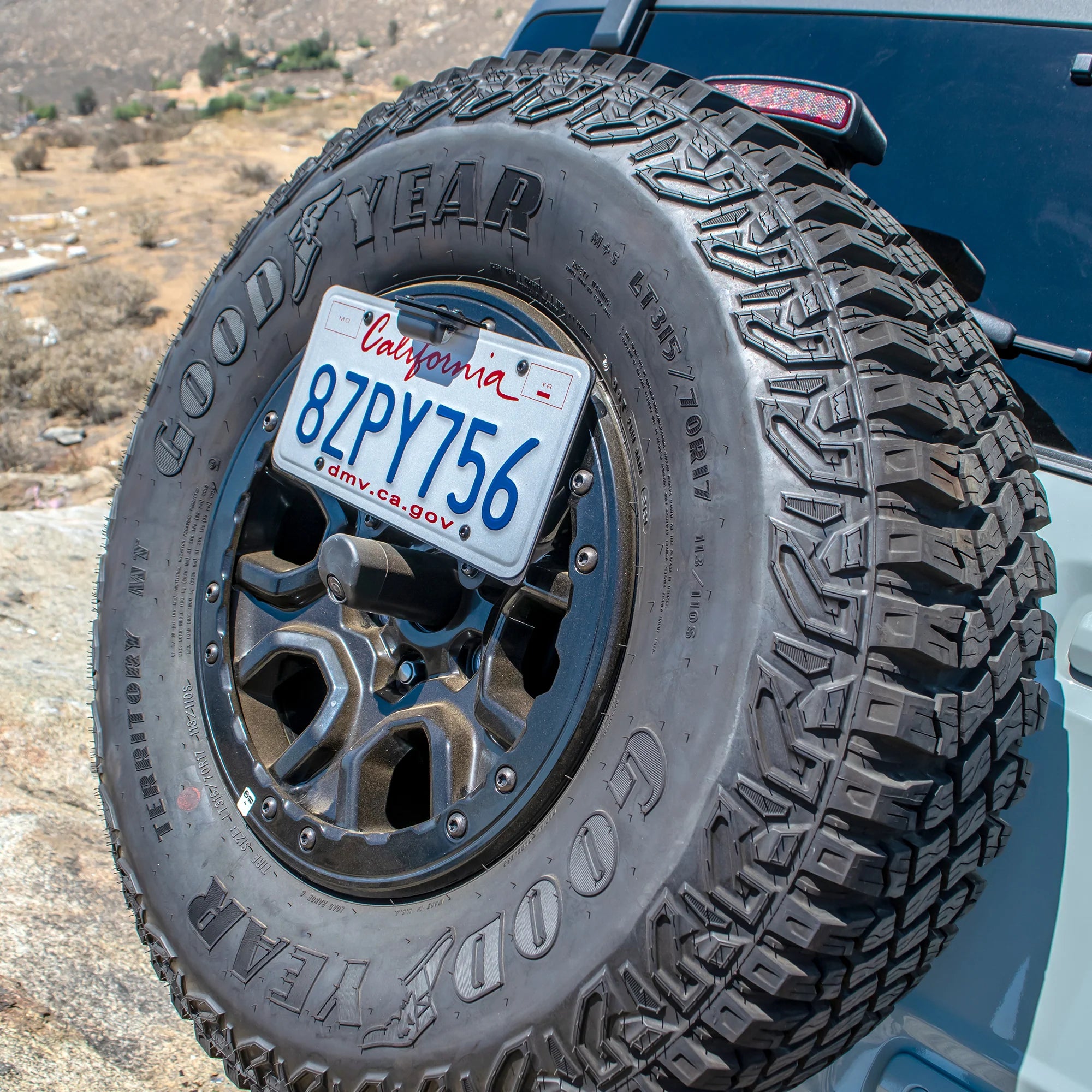 2021+ Ford Bronco tire License Plate Relocation Bracket